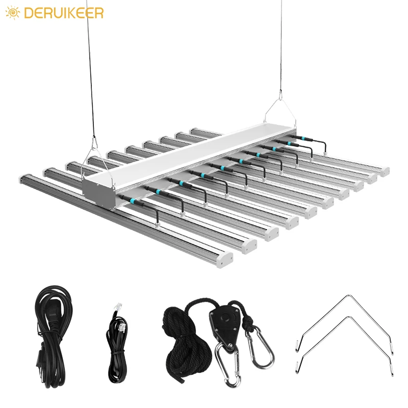 Deruikeer 10Bar полный спектр + 660nm 800w Samsung светодиодная сельскохозяйственная лампа краные светодиоды для сельскохозяйственные теплицы