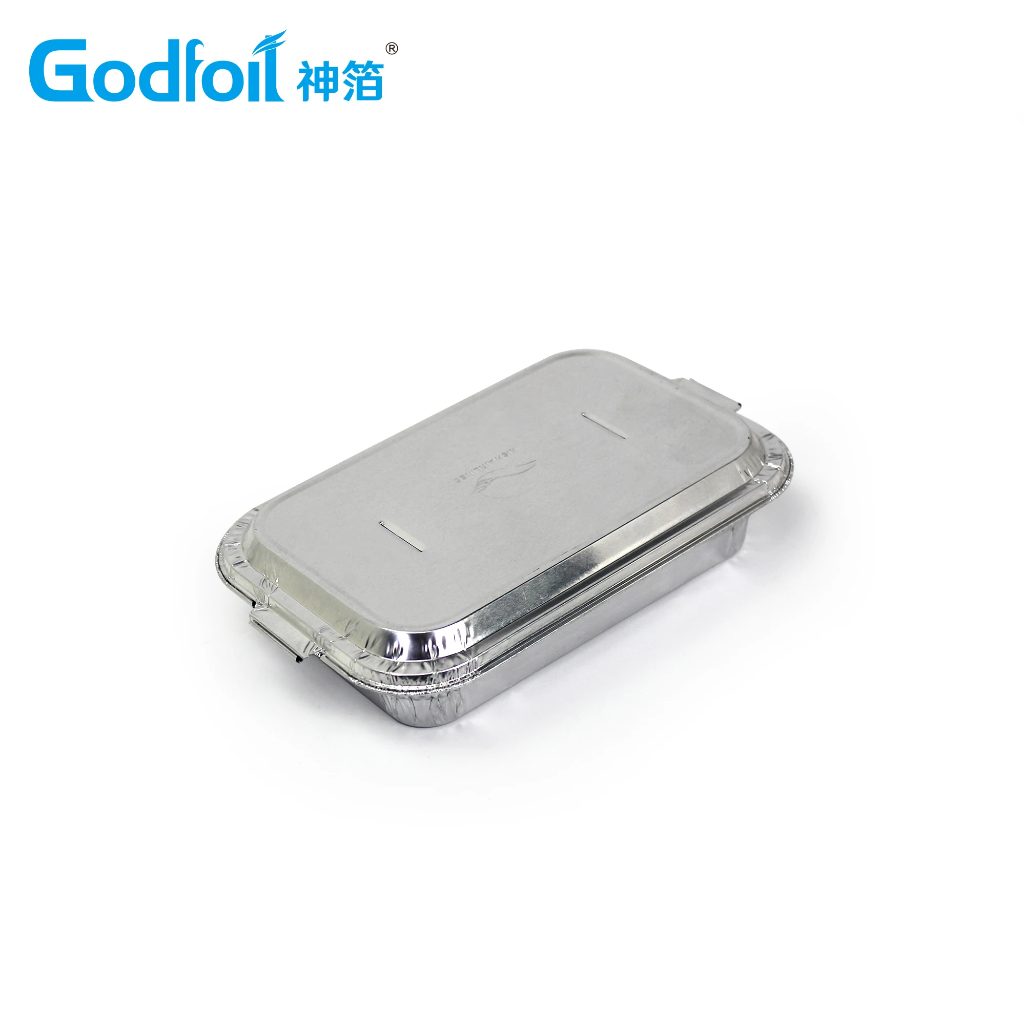 OEM Disposable Airline Use Aseptic Aluminum Foil Container For Food Wrapping