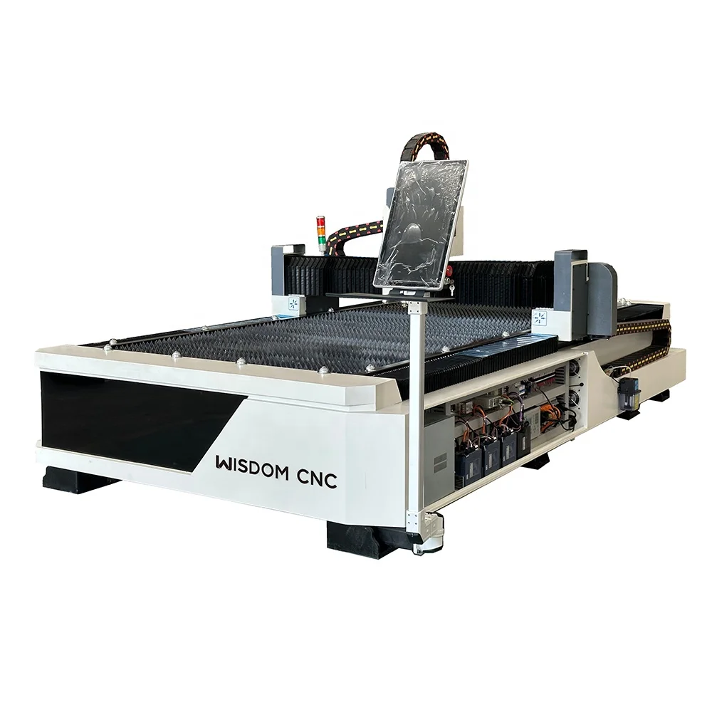 Manufacturer Metal Sheet and Tube Pipe ms ss Fiber Laser Metal Cutting Machine CNC for Aluminum
