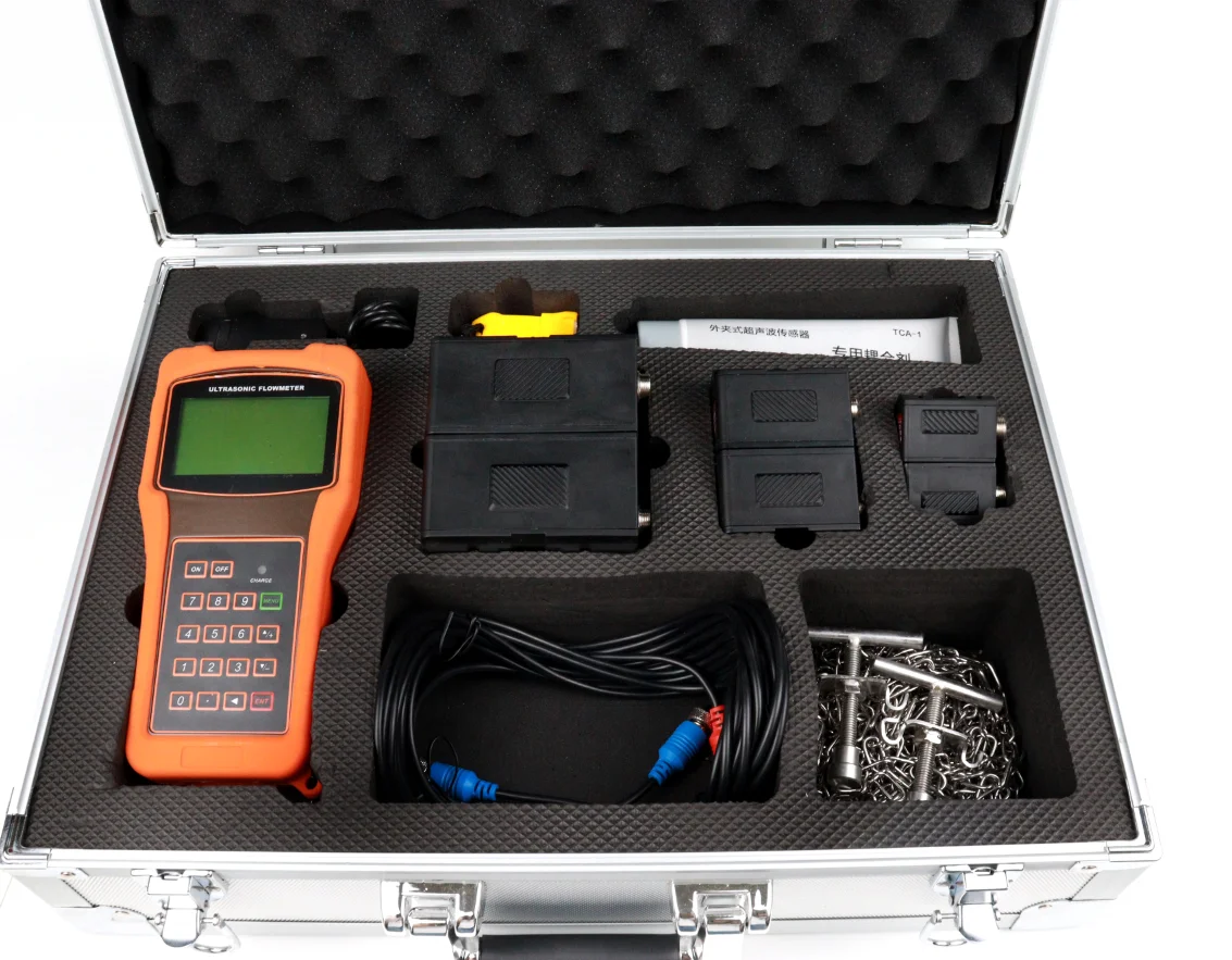 15-700mm Digital Flow Meter Handheld Ultrasonic Portable Water Flowmeter with Good Price