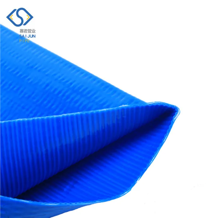 Middle pressure 4inch PVC Water Irrigation Discharge layflat Hose for Sprinkler