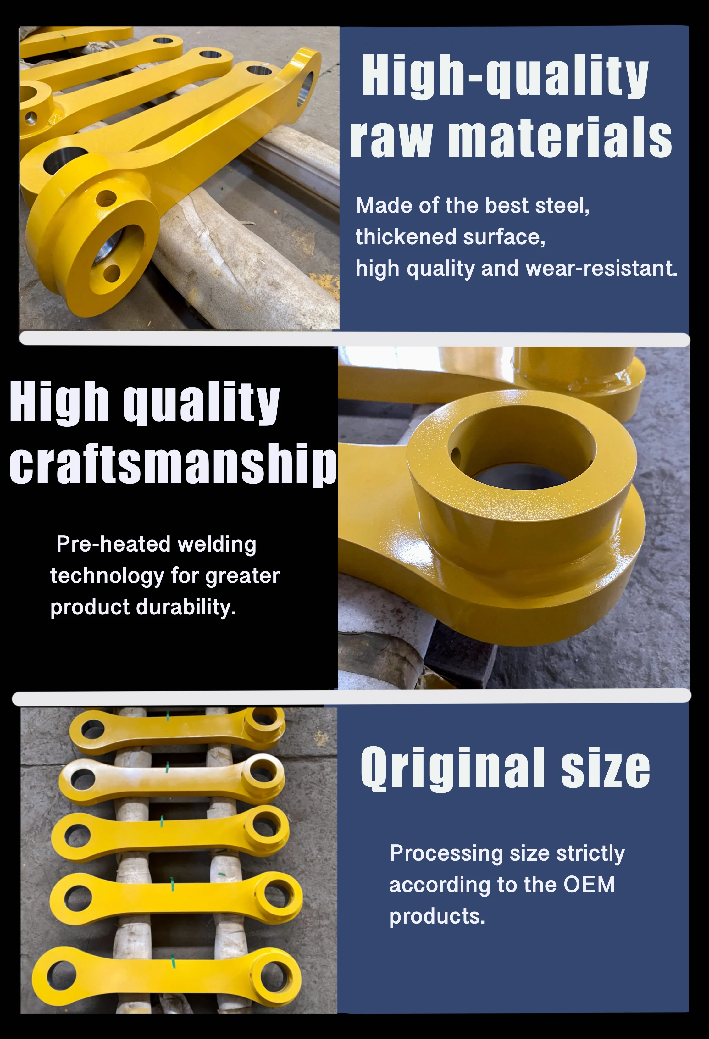 Excavator Bucket Linkage I-Link linkage link rod side links bucket con for Komatus PC300