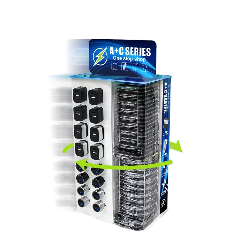 Acrylic Plinths Display Plastic Stand Displays Rack Phone Charger Car Lighter Table Stand Displays Advertising