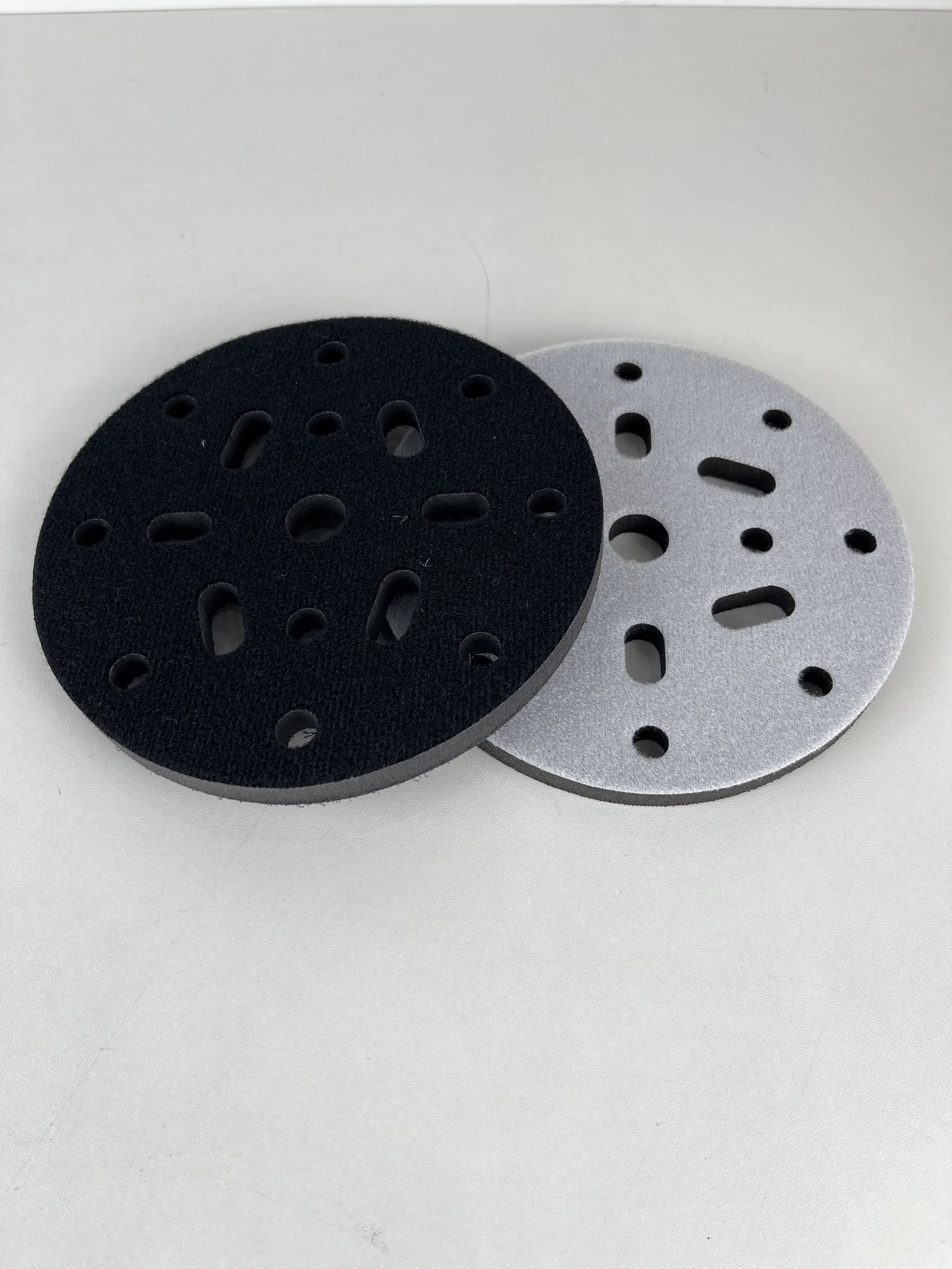 6 дюймов, 17 отверстий, толстые мягкие прокладки для интерфейса, крючок и петля, 6 дюймов, губчатая подушка, буферная подкладка для полировальных и шлифовальных машин