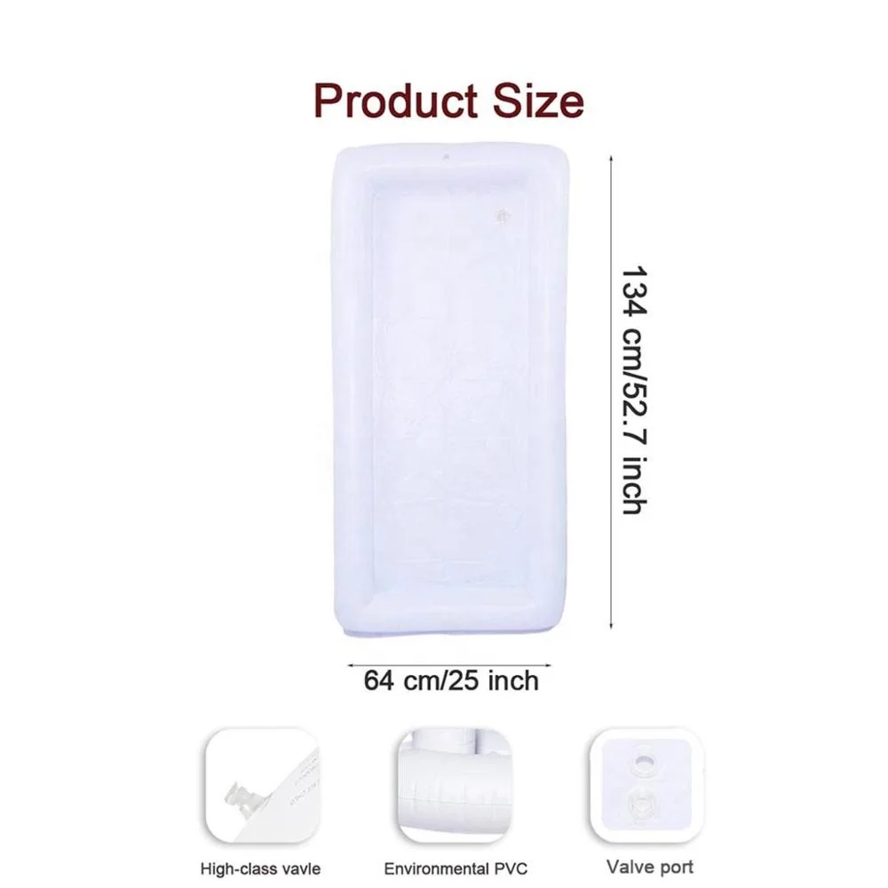 inflatable Air Ice Bar drinks holder inflatable rectangle Water Mattress For Cups Pool float swim float Beach Sea Toys