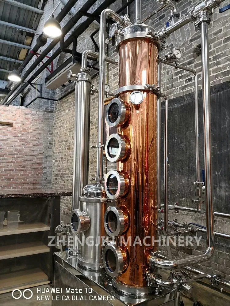 Rum&Vodka&Gin&Whisky Distillation Equipment American Popular Style Artisan Complex Still