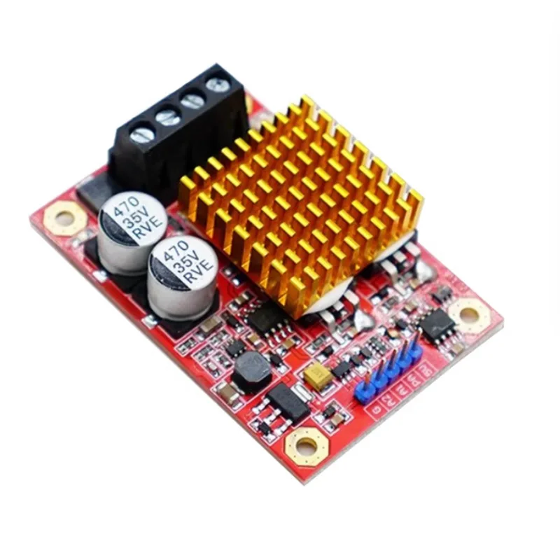 High-Power H-Bridge Motor Driver Module for 30A DC Motors with 12-30V Input and High Switch Frequency