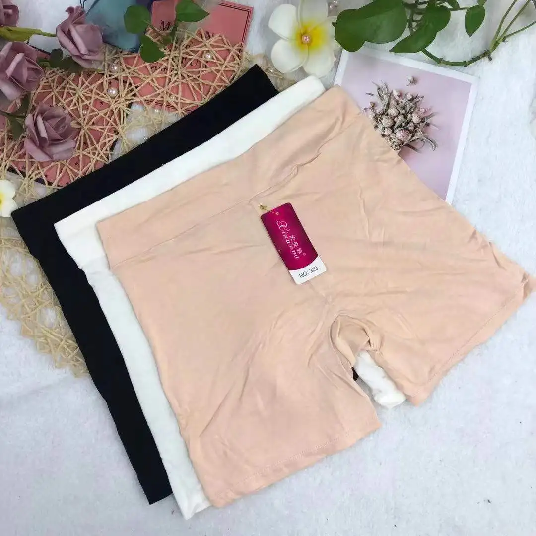 Low Price Mix inventory clearance stock Fashion Women Seamless Stretchable Shorts Munafie Middle Waist Safety Panties