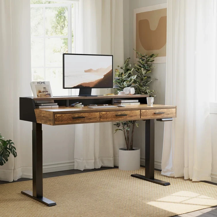 Explosive Models Office Furniture Modern Design Electric Height Adjustable Standing Desk Desk Computer