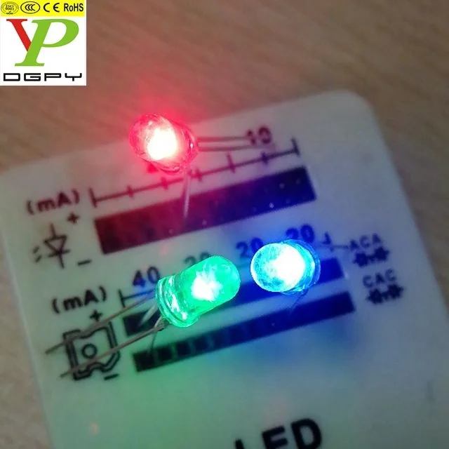 5mm led diode polarity common cathode RGB 4PIN