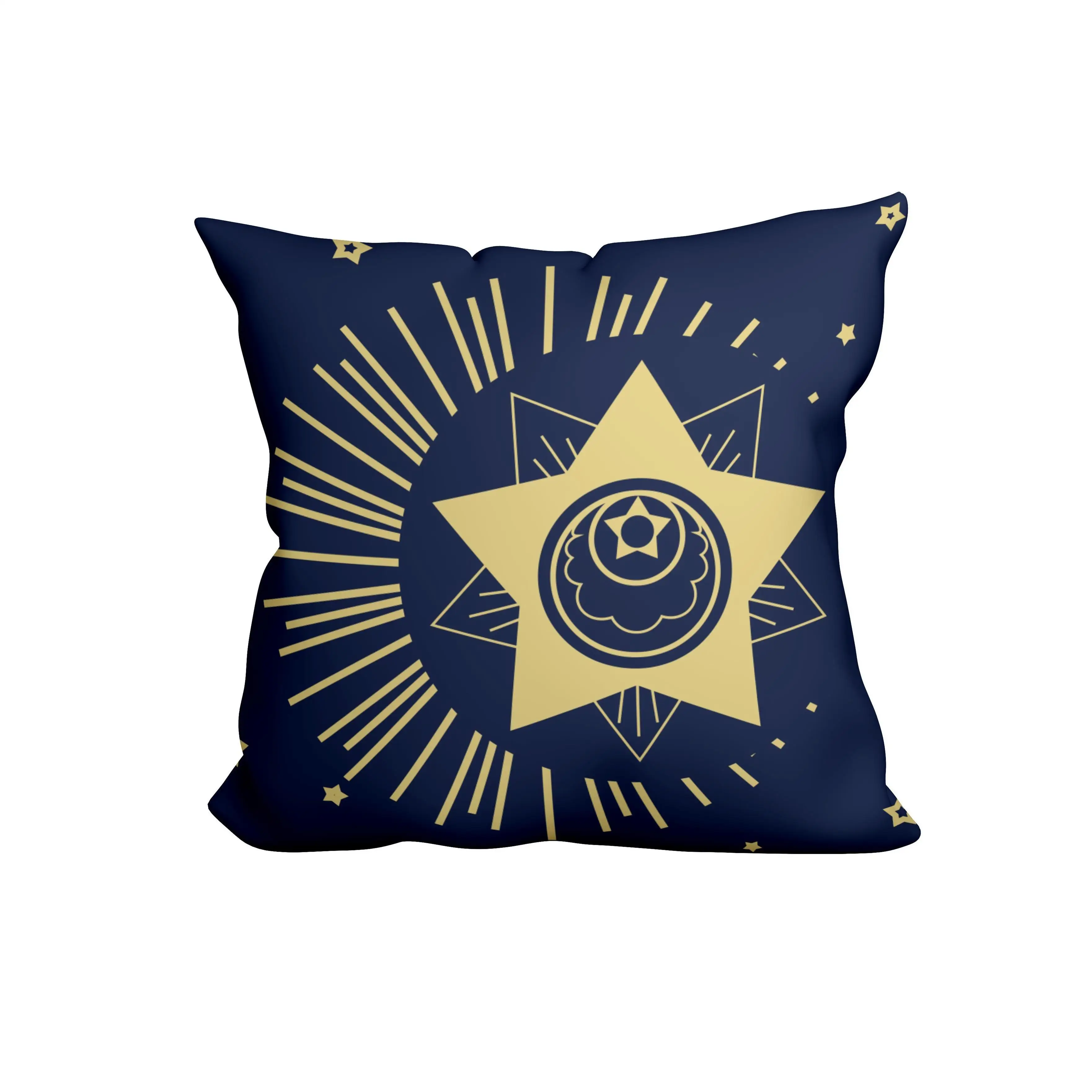 Christmas Pillow Case sarung bantal Types Of Plain Colours Blue Wholesale Canvas With Custom Box Square Frog Pillow Cover
