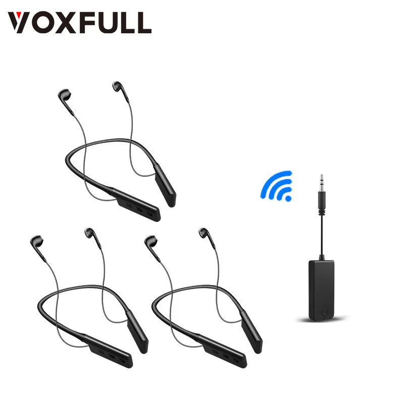 Voxfull VF01 oem odm private model HiFi live monitor gaming wireless wired neckband earphones headphones headsets