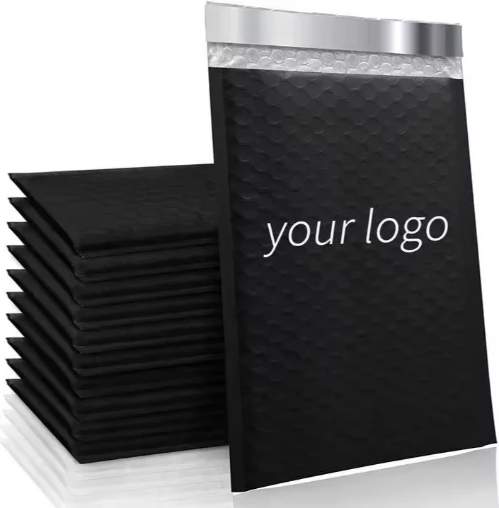Waterproof padded enelopes bubble mailers customized logo self seal shipping bag custom bubble poly mailer wrap