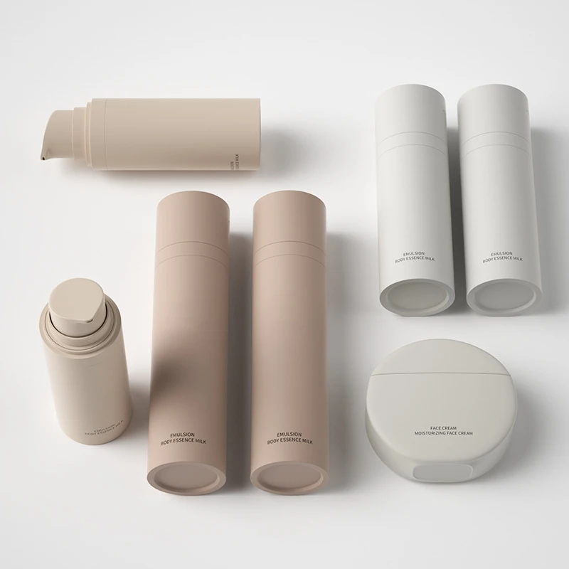 30ml,50ml,75ml,100ml Matte color logo printing ABS PET PP material hight quality empty plastic lotion pump bottle packaging