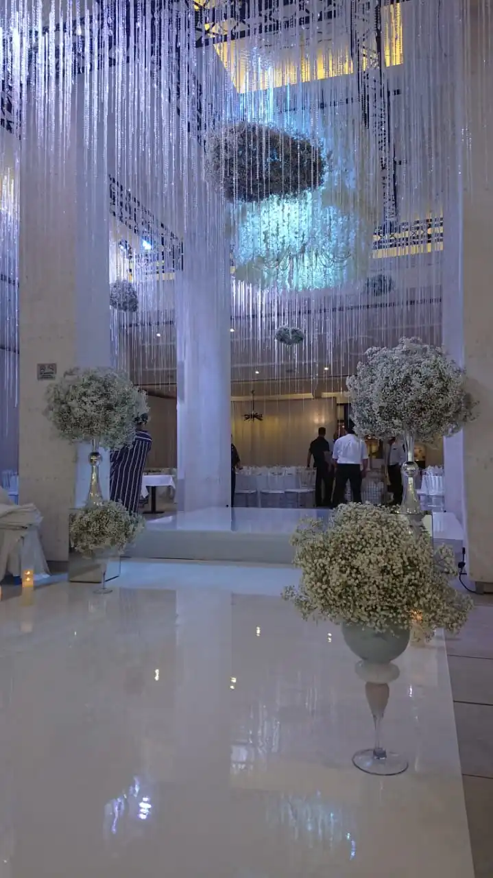 98ft Acrylic Diamond Bead Curtain DIY Garland Wedding Party Decoration Crystal Wedding Accessories Home Curtain Ornaments