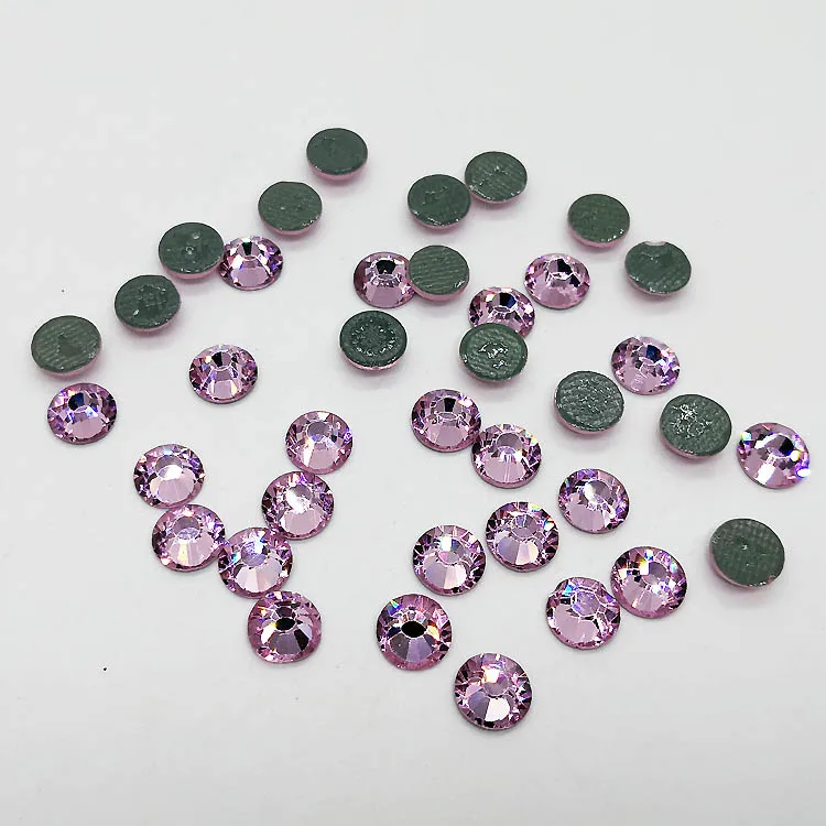 
High End Quality Flat Back Austrian Hotfix Rhinestone with Intensive Glue Glass Rhinestone bead SS4 to SS34 