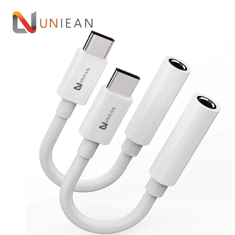 0.09m Round Male Female Type C to 3.5mm Cable for 3.5mm Earphone