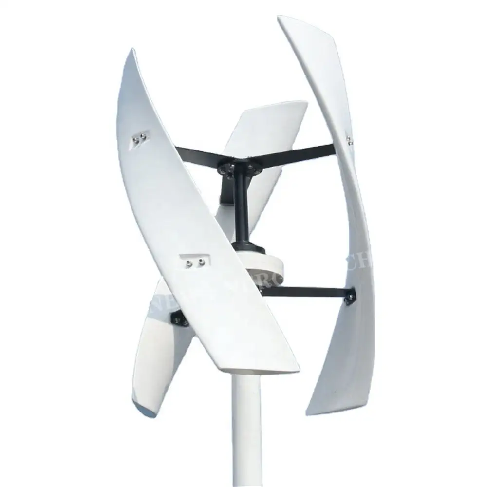 Free Energy Windmill 12V 24V 48V Turbine 500W 1000W 2000W 3000W 3 Blades Vertical Wind Generator With Mppt Charge Controller