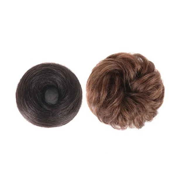 Factory Direct Wholesale Customization Bun Head Against Human Wigs, Wrap Up Hair Ball Hair Loop Curls