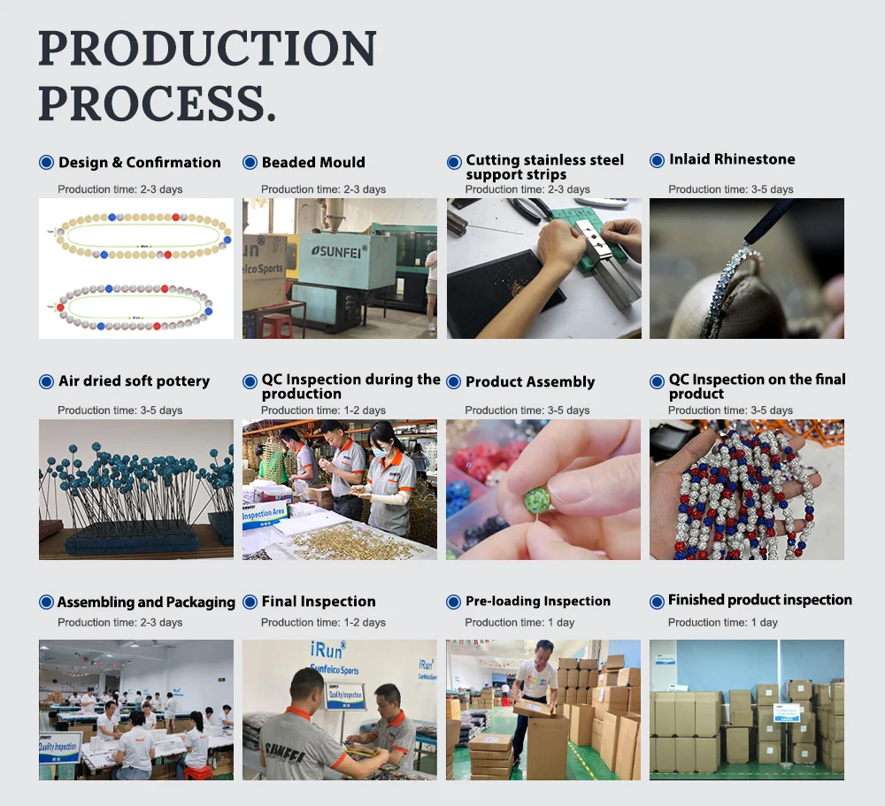 iRun Custom Boho-Chic Vintage Full Rhinestone Beaded Bracelet Stretchy Elastic Cord Rhinestone Shiny Bracelet for Gift