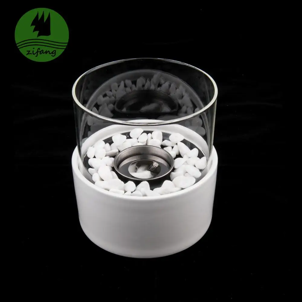 Best Selling High Quality Tabletop Ceramic Round Ethanol Fireplace