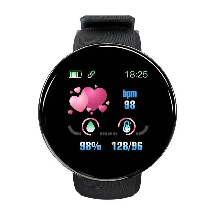2023 D18 Cheap reloj Smart Watch round fitpro Health Heart Rate Blood pressure sleep monitoring Fitness Tracker sport Smartwatch