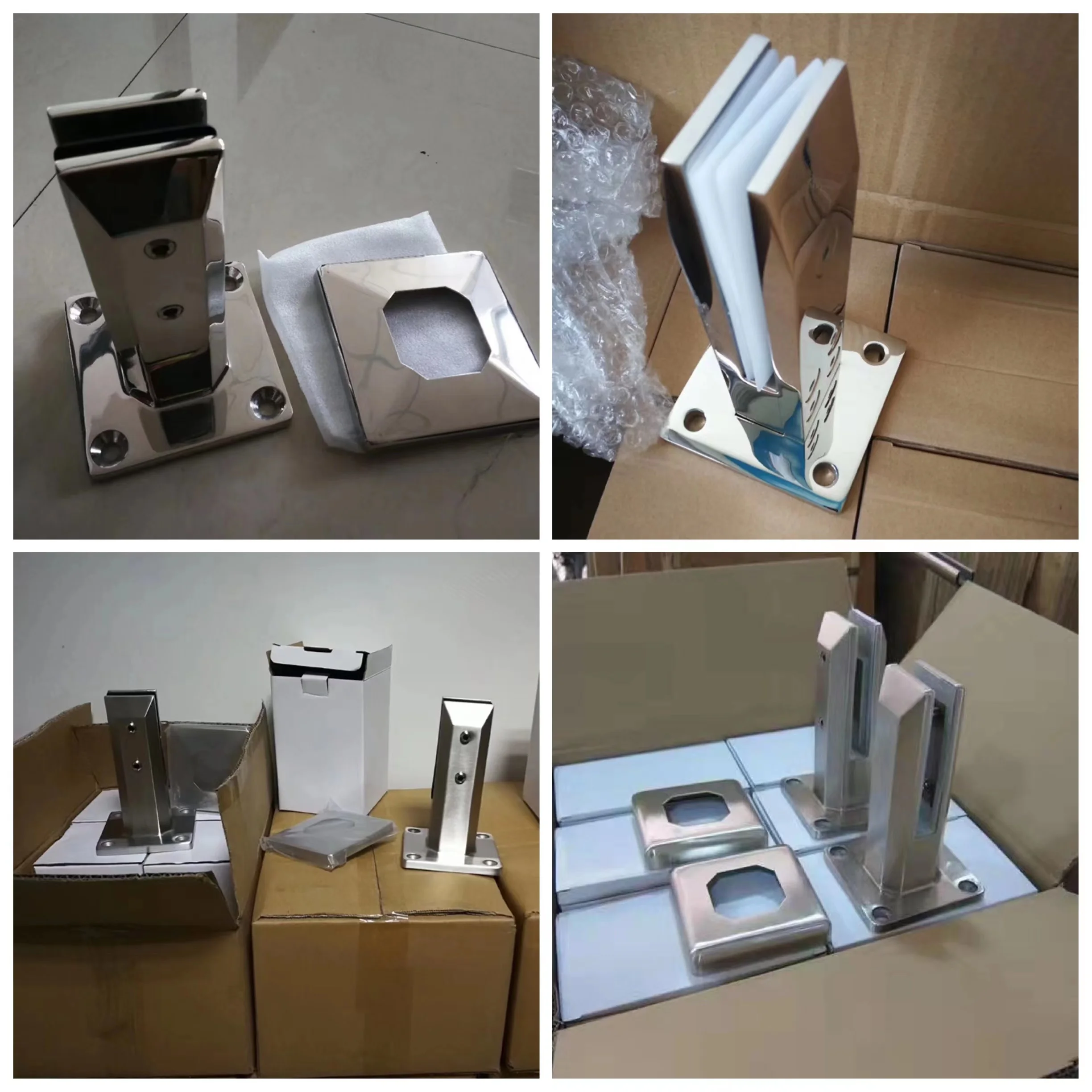 High quality glass pool 2205 316 304 inox stainless steel spigots balustrade glass clamp glass spigot railing