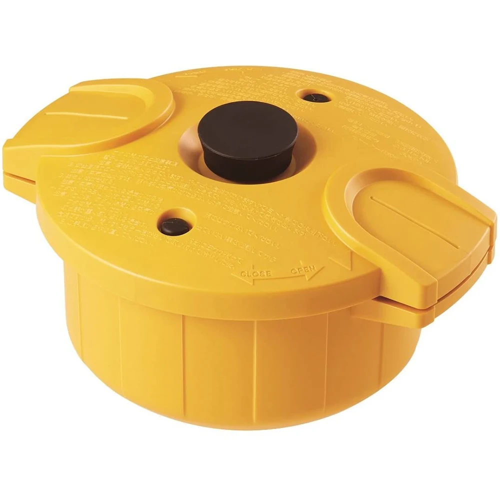 Желтая легкая в уходе японская микроволновая посуда для жалюзи скороварка