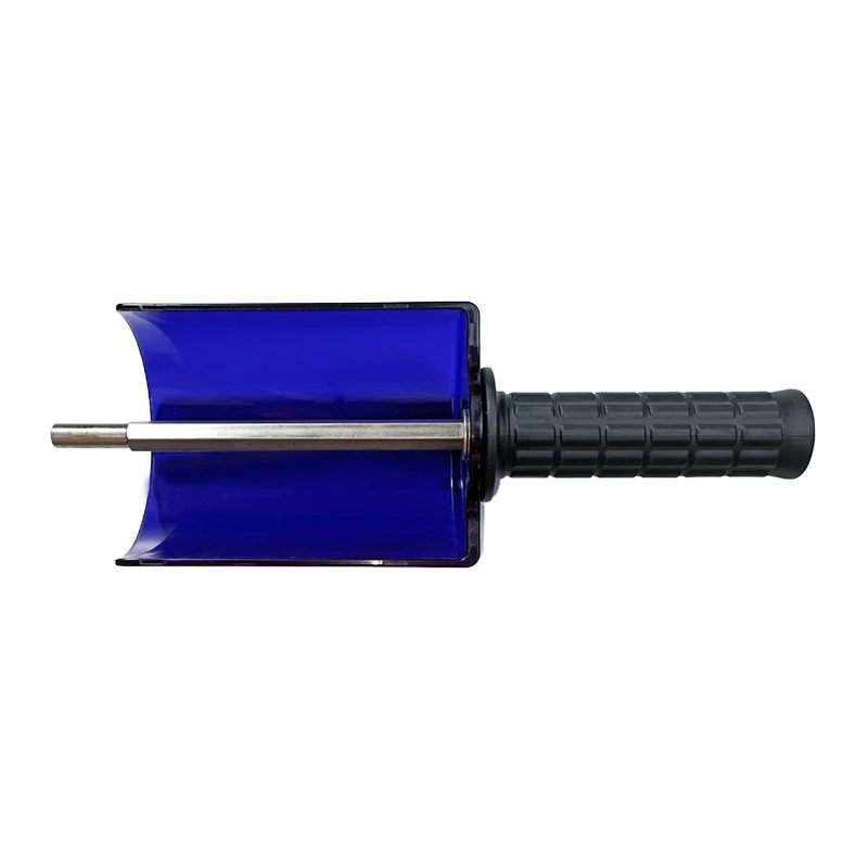 Roller Roto Brush for Cross-Country Ski Waxing Fits Hex Shaft Stainless Steel Horse Hair Nylon Handle and Safety Shield Hood