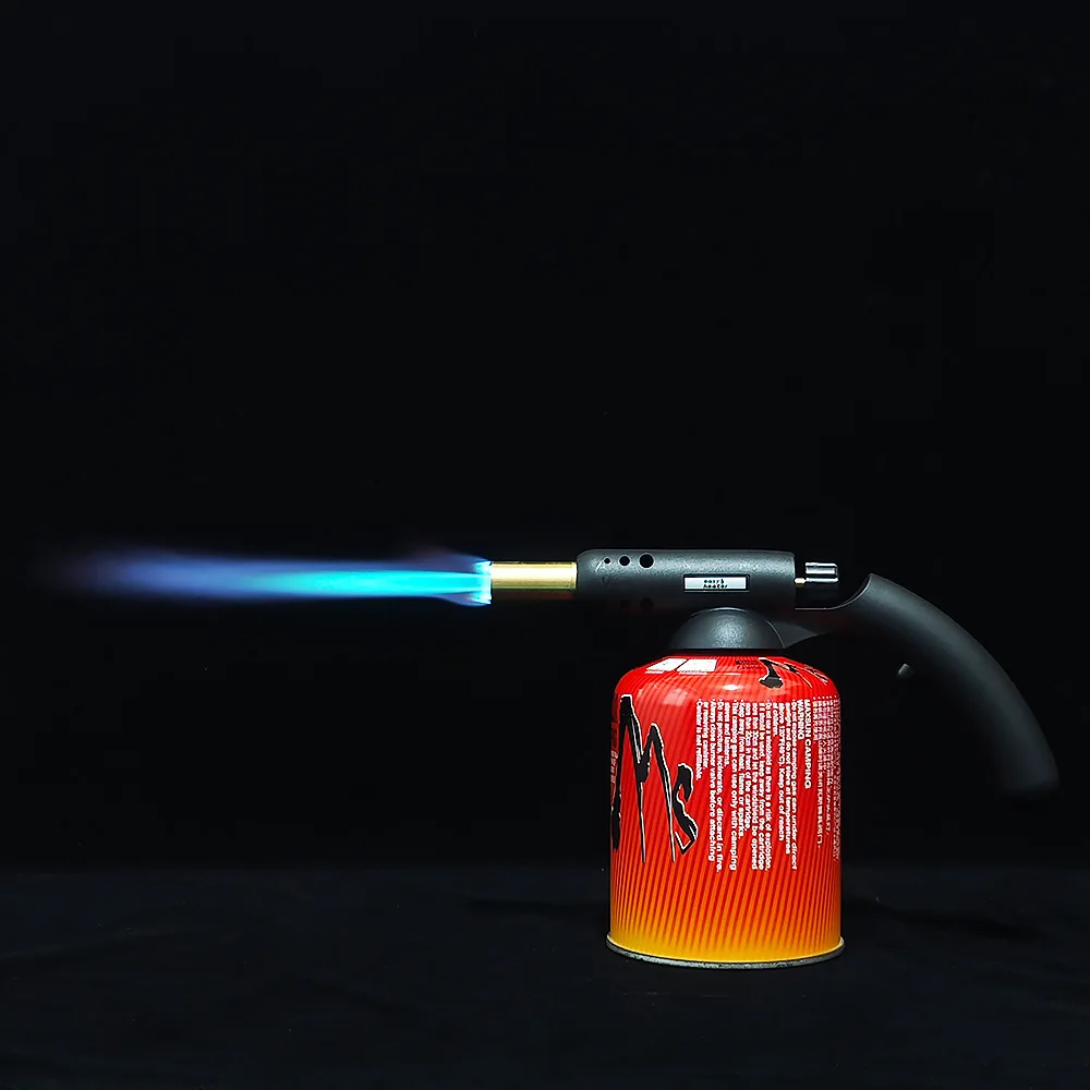 All copper electronic flame burner flat gas tank special flamethrower burning pig hair welding cooking high