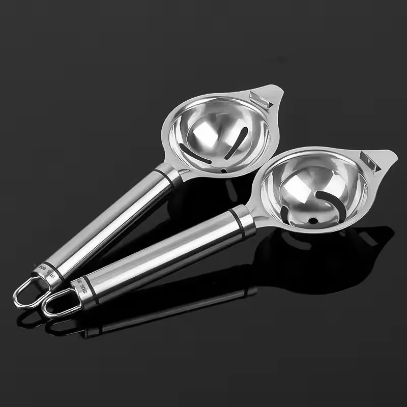 High Quality Food Grade Egg Yolk Separators Egg White Separator 18/10 Stainless Steel Egg Separator