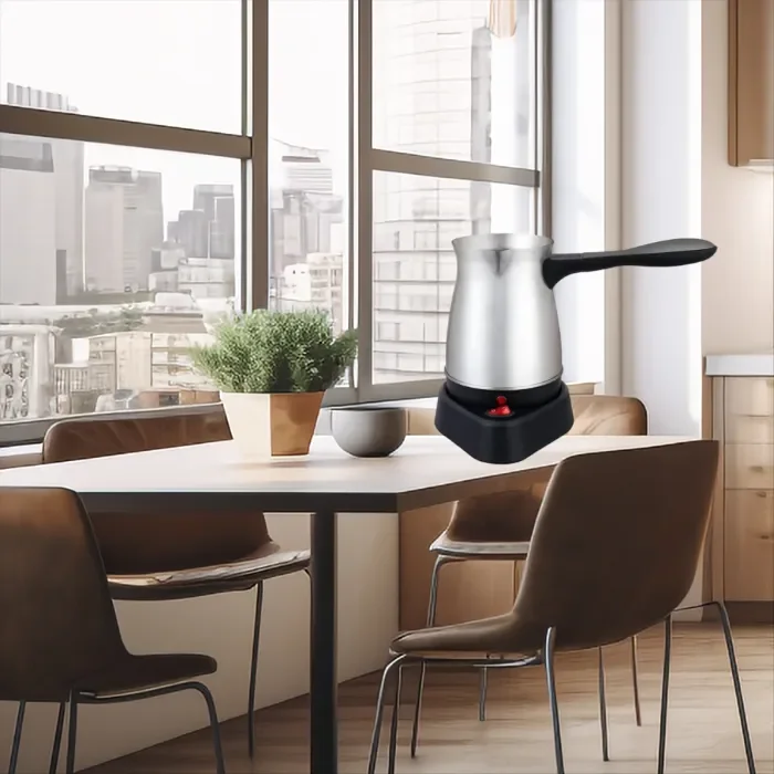 New design 0.5L stainless steel electric coffee machine convenient milk coffee heater electric kettle