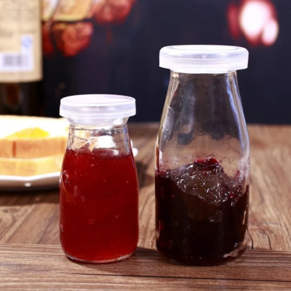 10ml 15ml 20ml Mini Bottles With Cor Lids Wishing Message Glass Bottles Vials Pudding Glass Jar With Cork Wooden Stopper Label