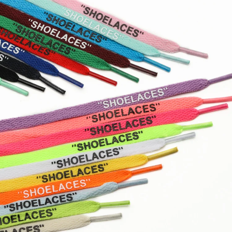 High Quality Custom Shoelace Basketball Shoes Lace Print Your Own Logo Customized Shoelaces