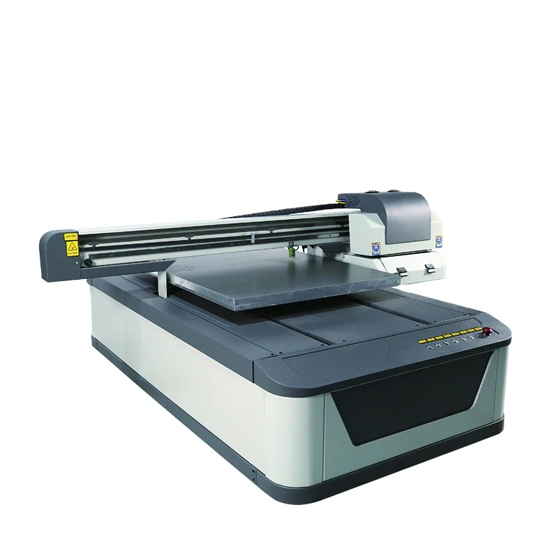 mental UV printerToshiba-printhead 6090 Flatbed UV Printers for indoor use