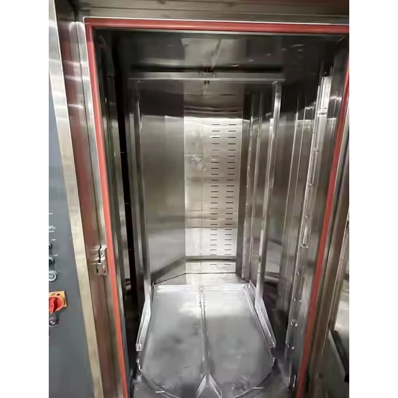 Industrial Diesel Gas Baking Oven Bakery 32 Trays Rotary Oven Rotating Rack Oven for Bread Baking