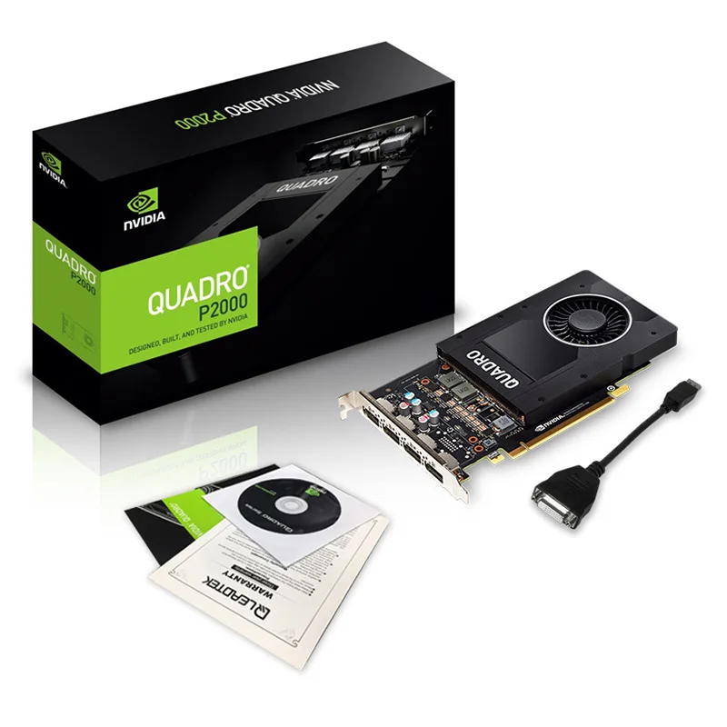 Leadtek Quadro P2000 5GB GDDR5  professional Graphics Card Drawing 3D Modeling Rendering