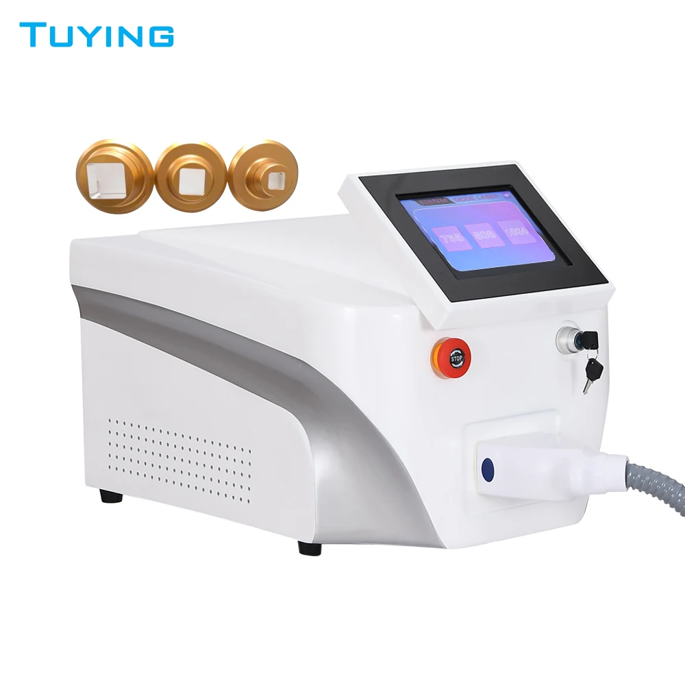 Promotion price 3 wavelengths diodelazer ice fast hair removal machine professional lasersings diode hair removal  for salon