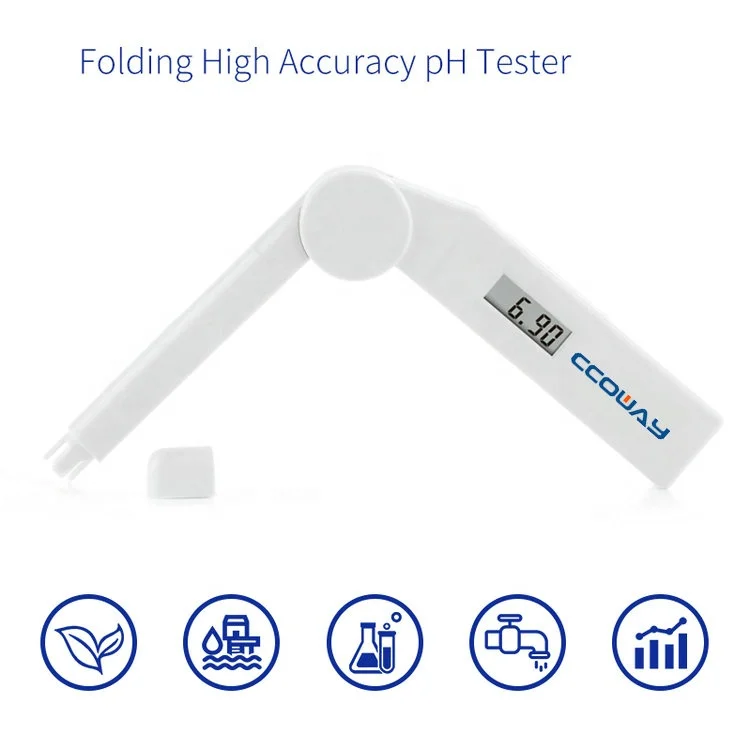 foldable water meter portable ph meter CE ROHS certificate digital ph meter