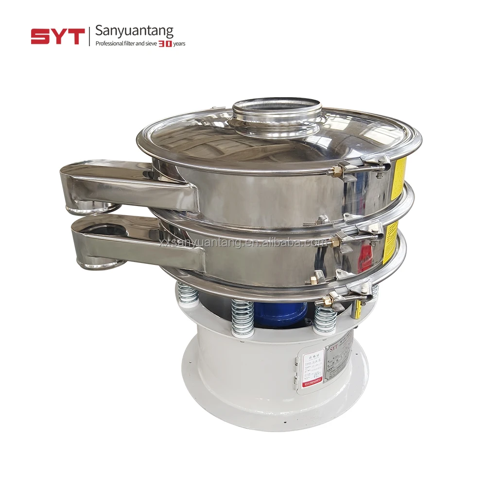 Powder Granules liquid Rotary Sift Machine Automatic food Industrial Vibrating Screen Sieve Equipment Price