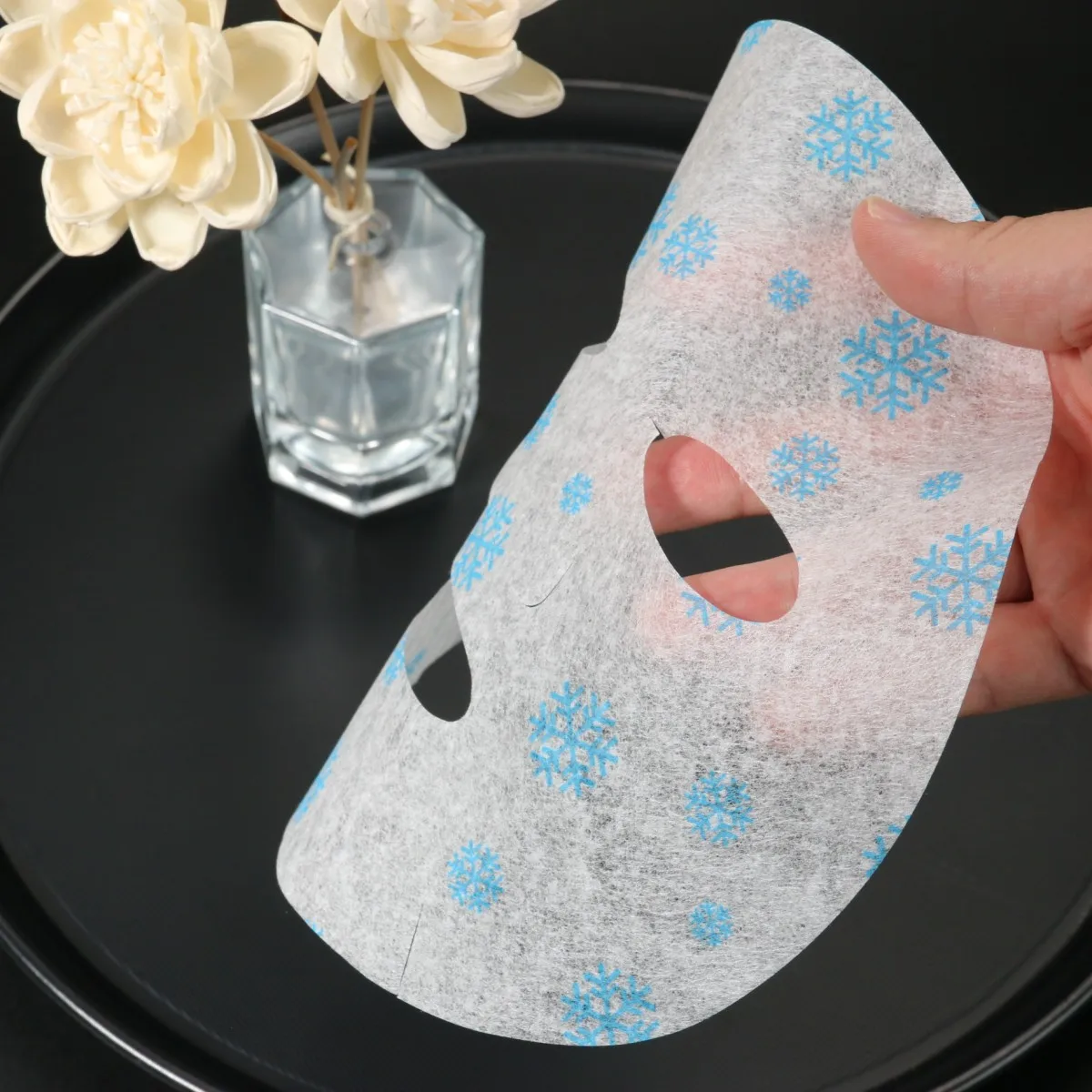 Organic Face Paper Bio Cellulose Sheet Dry Facial Mask for Beauty Salon Face Mask cloth