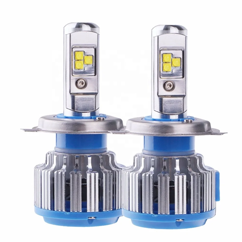Car Lighting System Canbus T1 LED Headlight Bulb H4 H7 H11 9005 9006 8000lm Car LED Headlights