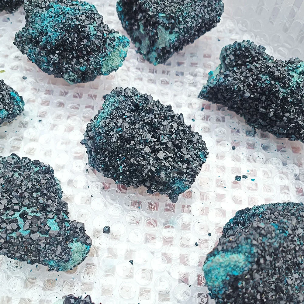 Natural aurichalcite rough mineral specimen wholesale raw copper and zinc raw buratite stone