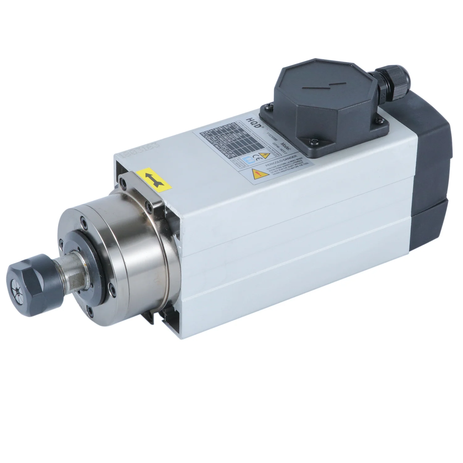 
HQD GDF46-18Z/2.2 ER20 2.2 kw 18000rpm CNC woodworking broche huso Air Cooling Spindle Motor 