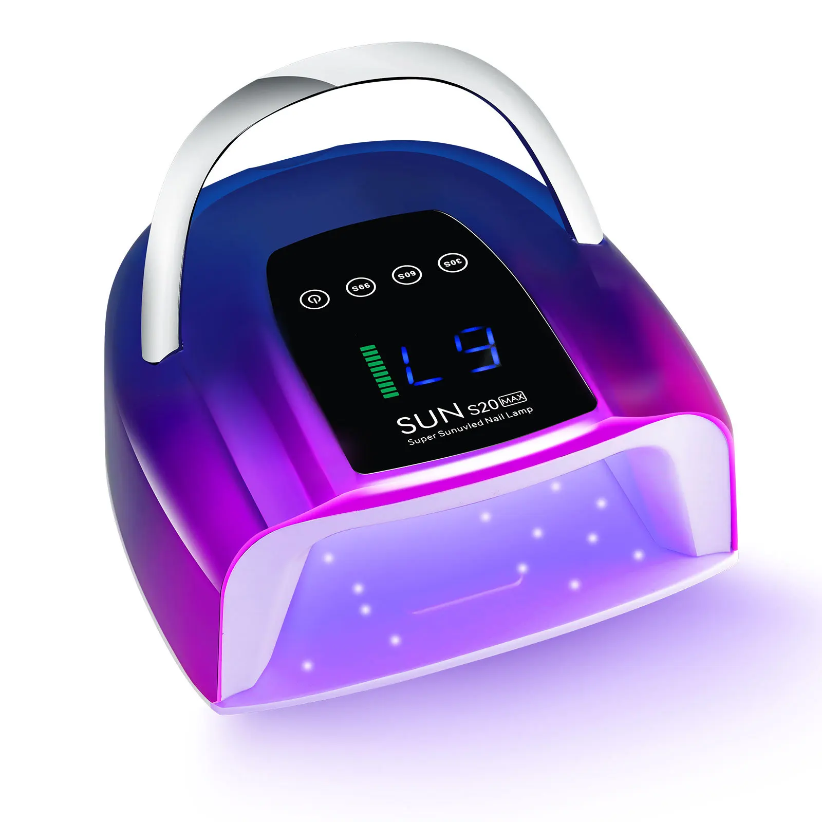 Custom Logo Professional UV LED Lamp Machine Salon Polish Gel Dryer Auto-sensing