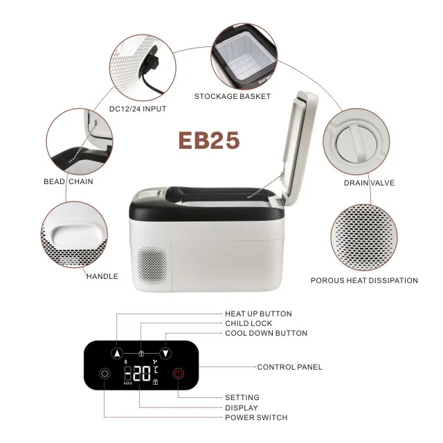 Car Fridges 12 Volt Boat outdoor picnic Truck Mini Refrigerator