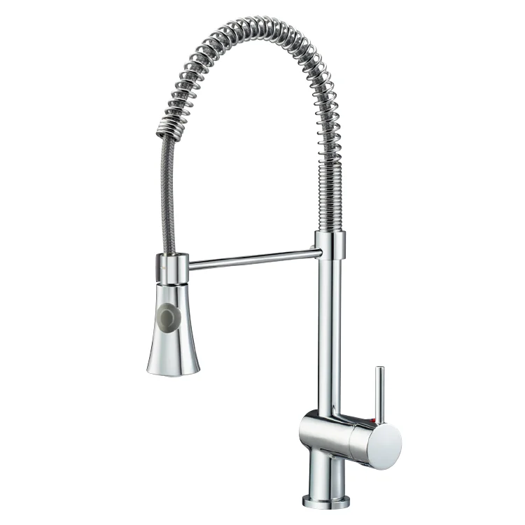 GZA6163 Stain Steel Sink Brass Hot And Cold Water Mixer Kitchen Sink Faucets In Turkey Mutfak Musluk With Pull Down Sprayer