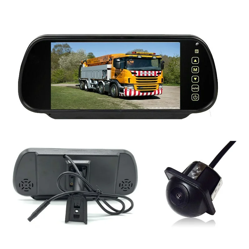 Сверхмощный 9-36v ips экран tft lcd 7 дюймов 24v грузовик автомобиль зеркало заднего вида жк-монитор автомобильный