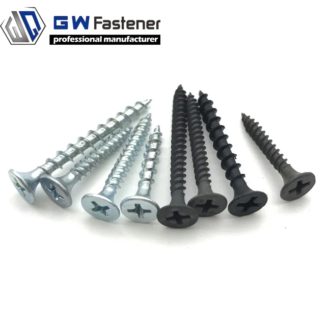 Винты для гипсокартона с крестообразной головкой