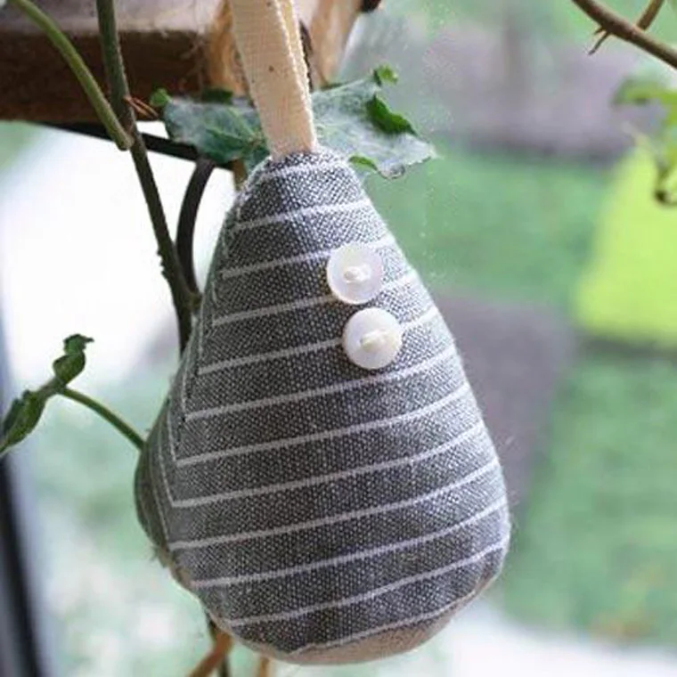 Hand made scented sachet air freshener fabric linen sachet bags for Christmas gifts